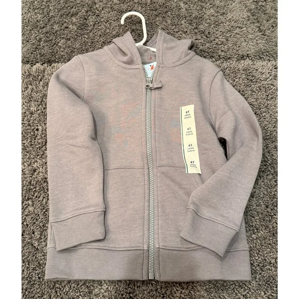 Cat‎ & Jack Full-Zip Hoodie – Size 4T (NWT)